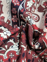 Spring & Summer Allover Print High Waist Wide Leg Pants