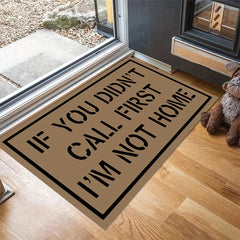 Rubber Fabric Letter Mat Water-Absorbing Non-Slip Entry Door Mat