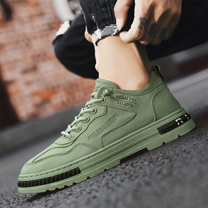 Men's Casual Skate Shoes Lace up Walking Sneakers