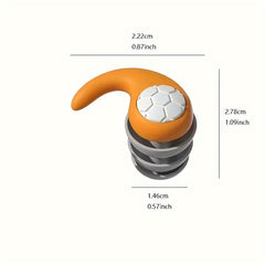 2pcs Waterproof Earplugs for Sleeping Swimming & Travel