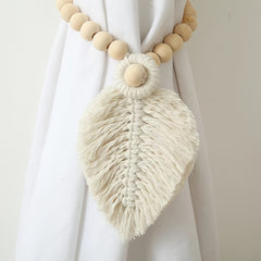 Bohemian Beaded Curtain Tieback for Home Office