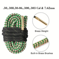 Portable Heavy Duty Cleaning Bore Rope For 9mm 7.62mm 5.56mm