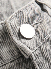 Boys Ripped Jeans Denim Pants Straight Cut Jeans For Spring And Autumn