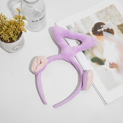 Children's Solid Cartoon Headband Hair Accessories