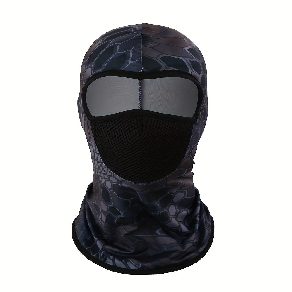 Outdoor Multifunctional Protective Headgear Full Face Mask Windproof Sunshade