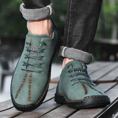 Men's Casual Slip-On Loafers PU Leather Shoes
