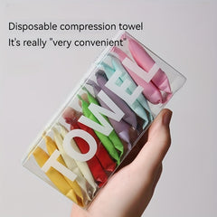 14pcs Disposable Compressed Towels for Camping Portable Face Cleansing Towels