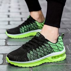 Men's Air Cushioned Breathable Sneakers - Spring/Summer