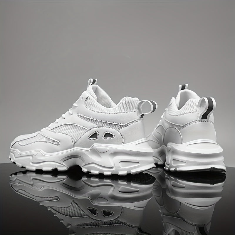 Men's Mesh Breathable Chunky Sneakers For Gym