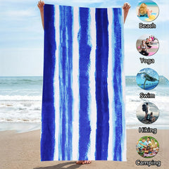 XL Printed Quick Dry Lightweight Towel for Travel Camping Fitness Swimming