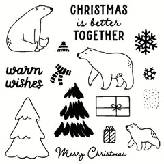 Christmas Metal Cutting Dies And Stamps For Scrapbooking Craft Supplies