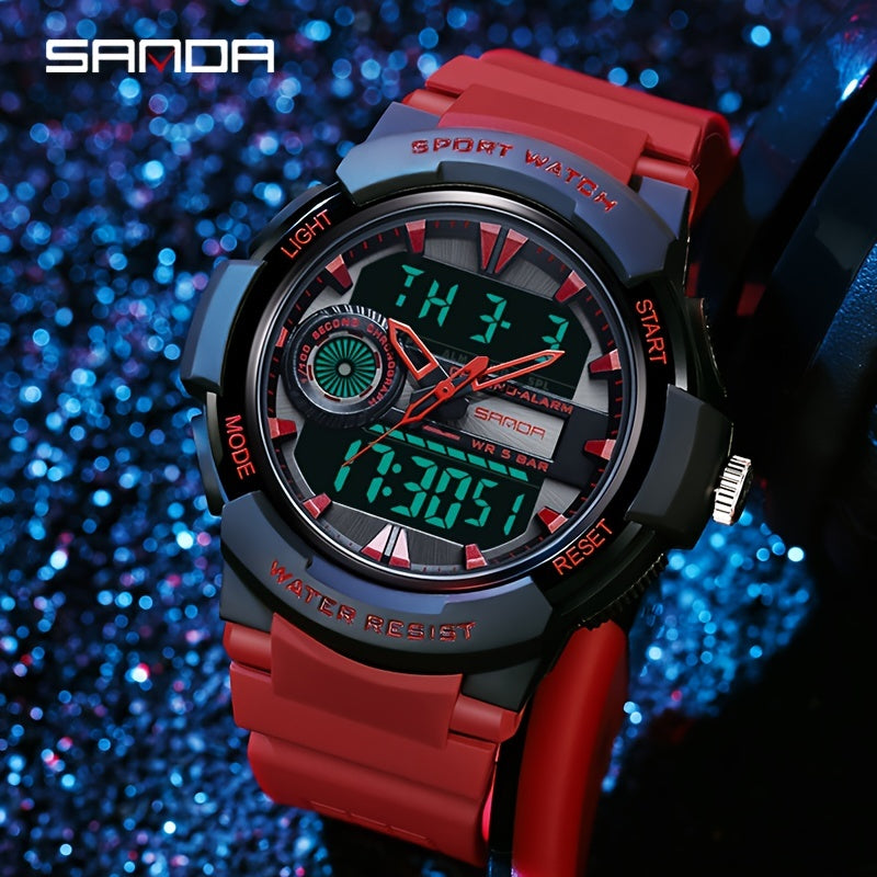 SANDA Boy's Military Falling Resistant Watch