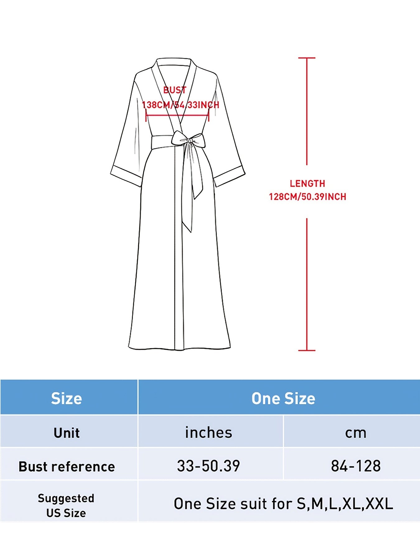 Women's V-Neck Lounge Robe with Belt