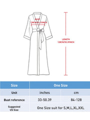Women's V-Neck Lounge Robe with Belt
