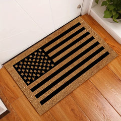 American Flag Area Rug Shaggy Non Slip Washable for Living Room