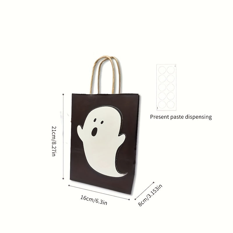 10pcs Spooky Ghost Gift Bag for Halloween Birthdays Weddings