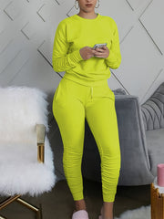 Casual Two Piece Set Long Sleeve Pantsuit