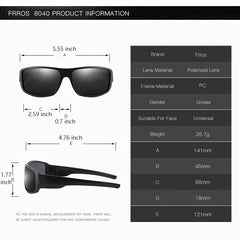 FRROS Polarized Sunglasses For Men And Women F8040