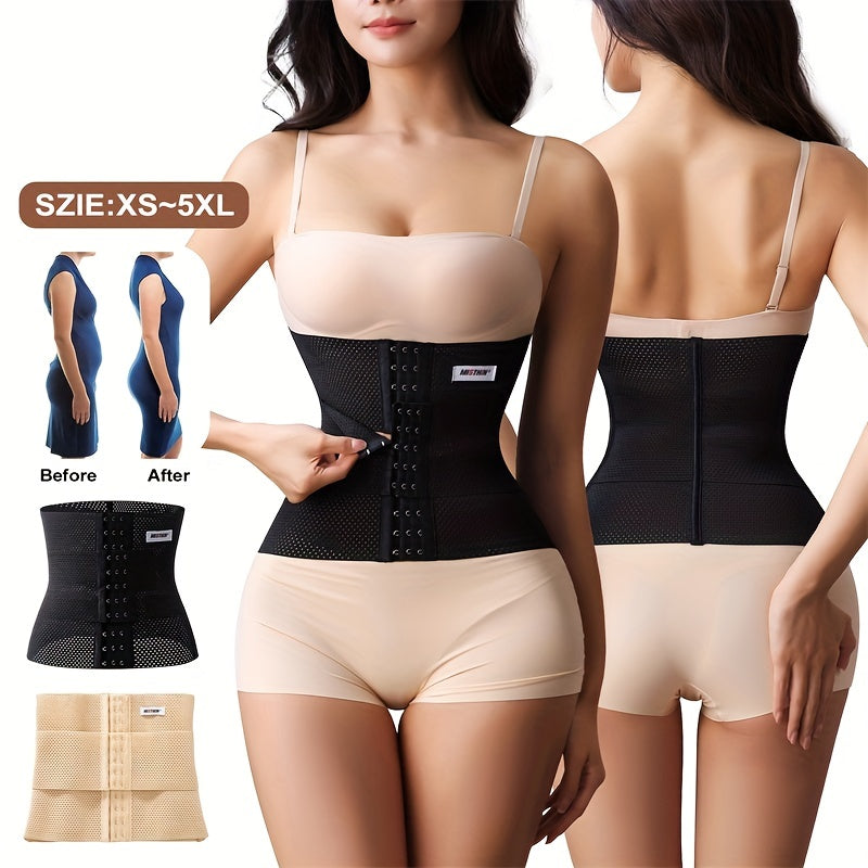 Women's Waist Trimmer Belt Tummy Control Compression Wrap Cincher