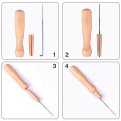 30pcs Needle Felting Kit Wool Felting Needles Tool Needle Felting Supplies
