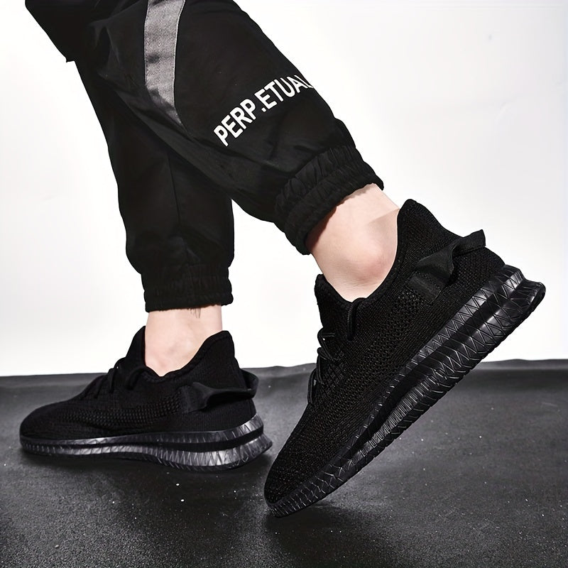 Men's Knitted Lightweight Comfy Casual Shoes For Traveling Hiking