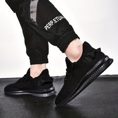 Men's Knitted Lightweight Comfy Casual Shoes For Traveling Hiking