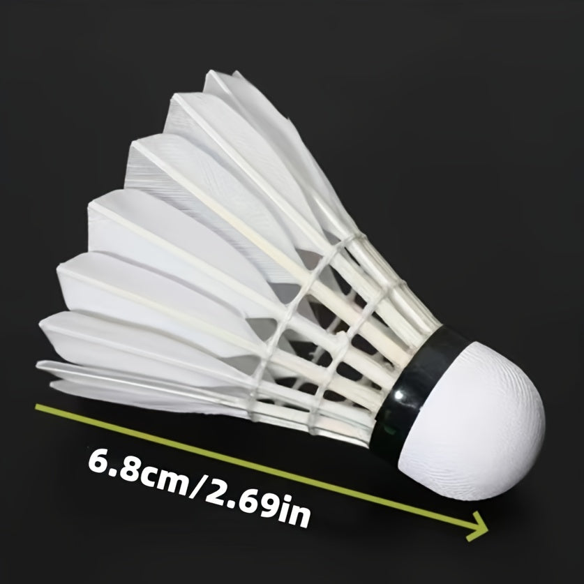 3pcs Durable Badminton Shuttlecocks Indoor Outdoor Training Nylon Material