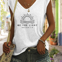 Christian Tank Top Sleeveless Casual Top For Summer & Spring Women's Clothing