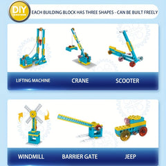 3 in 1 Mechanical Science Building Blocks Toy Gift