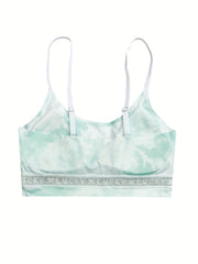 3-Pack Tie Dye Seamless Cami Bra Set