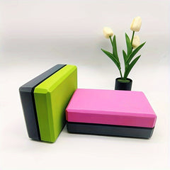 High Density Double Color Non-slip Yoga Brick for Fitness and Stretching