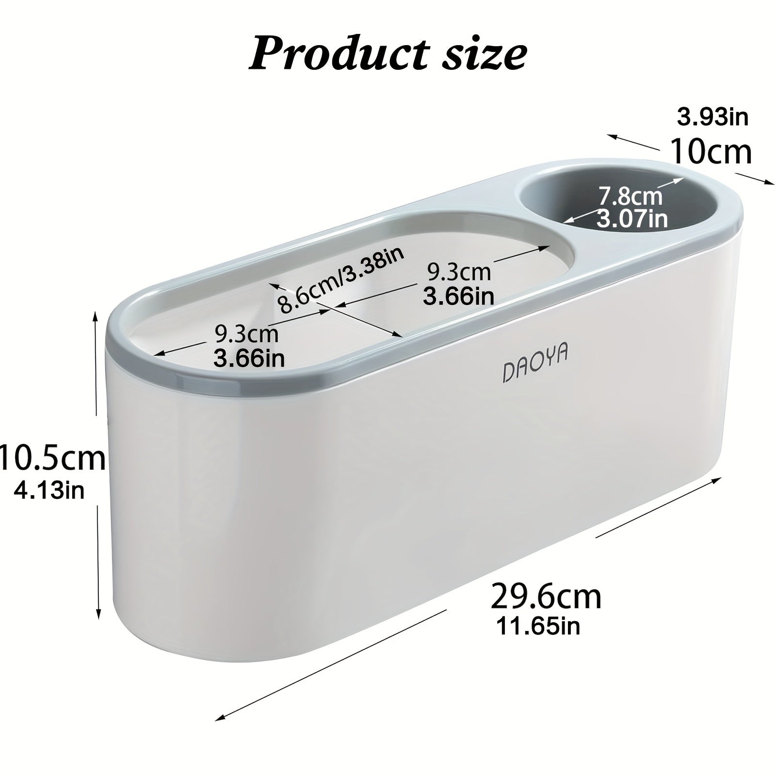 Hair Dryer Holder Bathroom Organizer Inside Cabinet Door Hot Tool Holder