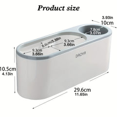Hair Dryer Holder Bathroom Organizer Inside Cabinet Door Hot Tool Holder