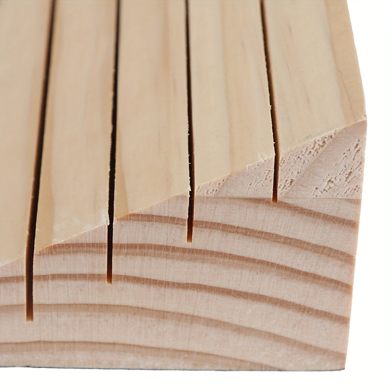 Wooden Poker Card Holder Stand for Parties