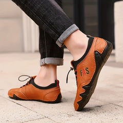 Men's No Tie Sneakers Casual Walking Shoes