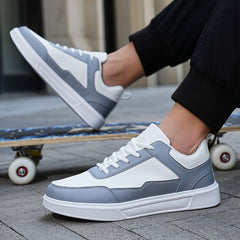 Men's Color Block Skate Shoes Non Slip Street Style Sneakers