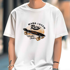 Skateboard Print Men's Graphic Crew Neck T shirt Casual Comfy Tees