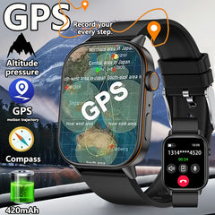 GPS Smart Watch 5 HD Display Altitude Air Pressure Stopwatch 170 Sports M