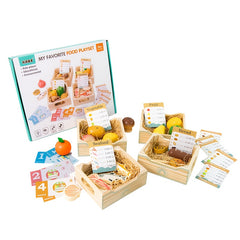 Realistic Food Set for Kids Playhouse