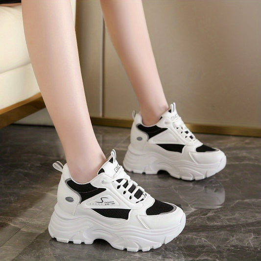 Non Slip Thick Shock Absorption Sports Sneakers Casual Walking Shoes