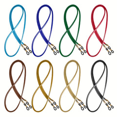 Eyeglass Strap Chain Leather Braided Glasses Retainer Cord Lanyard