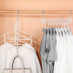 5pcs Colorful 9-Hole Magic Storage Hanger