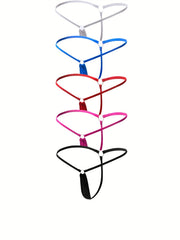 5-Pack Sexy Low Waist Women's Thongs High Stretch
