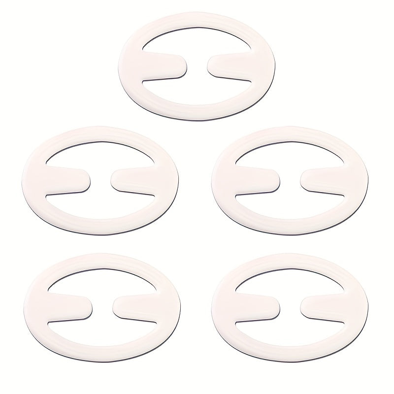 5pcs Bra Strap Clips Non-slip Buckles Conceal Straps For Braless Look