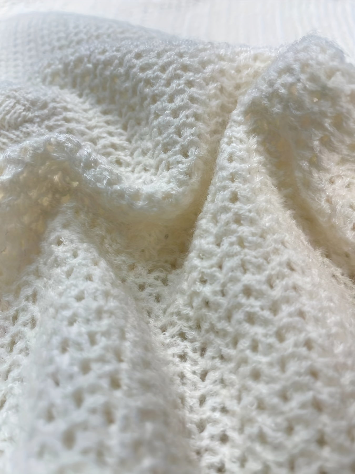 Solid Lantern Sleeve V Neck Sweater