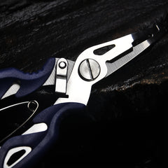Stainless Steel Curved Mouth Lure Pliers Fishing Line Scissors