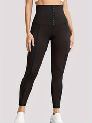 High Waist Tummy Control Plus Size Yoga Leggings with Pockets