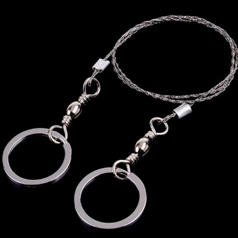 Stainless Steel Wire Saw for Emergency Outdoor Use