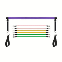 Adjustable Pilates Tension Bar for Full Body Stretching