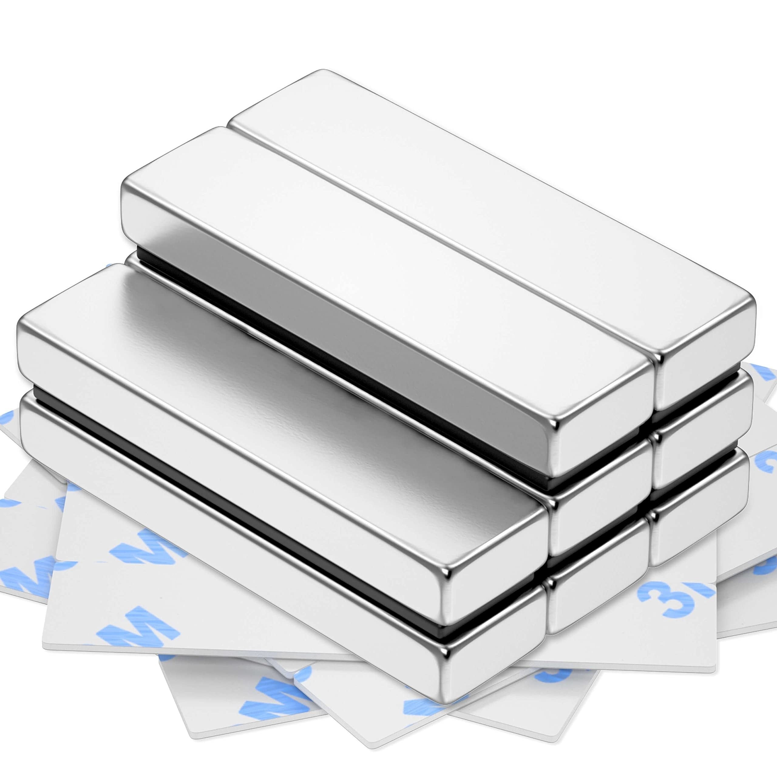 14pcs Neodymium Magnets Heavy Duty Rare Earth Rectangular Bars 10 40mm